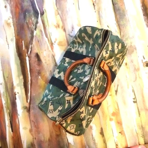 LOUIS VUITTON x Takashi Murakami Monogramouflage Speedy 35 Limited Edition 2008 - Picture 15 of 16